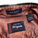 (vintage) 1980'S～ ARROW Brigade MARVELLA SHADOW PLAID RAYON SHIRT