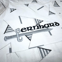 (DESIGNERS) 2000'S～ BERNHARD WILLHELM TOTAL PATTERN PRINT STAND UP COLLAR SHORT SLEEVE BOX SHIRT JACKET