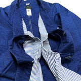 (DESIGNERS) MADE IN JAPAN CORONA STAR DOT PATTERN INDIGO DYED BLAZER JACKET