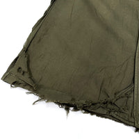 (DESIGNERS) 1990'S GOMME HOMME DISTRESSED GARMENT DYED SHORT SLEEVE BOX SHIRT