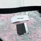 (designers) MADE IN JAPAN FACETASM RIB PANLED DESIGN TOTAL PATTERN PRINT T-SHIRT WITH POCKET