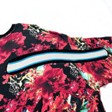 (designers) MADE IN JAPAN FACETASM RIB PANLED DESIGN TOTAL PATTERN PRINT T-SHIRT WITH POCKET