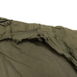 (DESIGNERS) 1990'S GOMME HOMME DISTRESSED GARMENT DYED SHORT SLEEVE BOX SHIRT