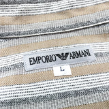 (designers) 1990'S～ MADE IN JAPAN EMPORIO ARMANI STRIPED PATTERN SHIRT