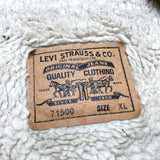 (VINTAGE) 1998 MADE IN TUNISIA Levi's 71500 4 POCKET CORDUROY SHERPA TRUCKER JACKET