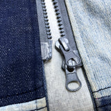 (VINTAGE) 1980'S～ UNKNOWN REMAKE PATCHWORK DENIM JACKET