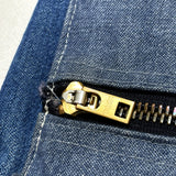 (VINTAGE) 1980'S～ UNKNOWN REMAKE PATCHWORK DENIM JACKET