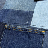(VINTAGE) 1980'S～ UNKNOWN REMAKE PATCHWORK DENIM JACKET