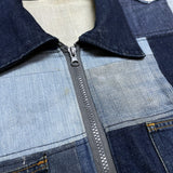 (VINTAGE) 1980'S～ UNKNOWN REMAKE PATCHWORK DENIM JACKET