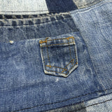 (VINTAGE) 1980'S～ UNKNOWN REMAKE PATCHWORK DENIM JACKET