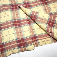 (DESIGNERS) 1990'S～ dezert from COMME des GARCONS PLAID RAYON LOOP COLLAR SHORT SLEEVE BOX SHIRT