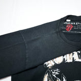 (DESIGNERS) 2003 BUDDHISTPUNK ROLLING STONES PRINT & PATCH T-SHIRT