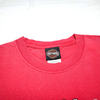 (T-SHIRT) 2004 MADE IN USA HARLEY DAVIDSON DOUBLE SIDED PRINT T-SHIRT