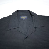 (VINTAGE) NEW 2000'S～ PENDLETON LATTICE PATTERN RAYON LOOP COLLAR SHORT SLEEVE BOX SHIRT