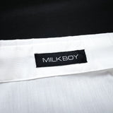 (DESIGNERS) 2000'S～ MADE IN JAPAN MILKBOY BIG PLAYING CARDS PATTERN PRINT SHORT SLEEVE BOX SHIRT
