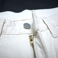 (DESIGNERS) MADE IN JAPAN UNUSED DISTRESSED 5 POCKET COLOR DENIM PANTS