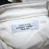 (DESIGNERS) MADE IN JAPAN UNUSED DISTRESSED 5 POCKET COLOR DENIM PANTS