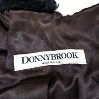 (VINTAGE) 1990'S～ MADE IN USA DONNY BROOK ALL OVER FACE PATTERN PRINT FAUX FUR COAT
