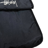 (OTHER) 1990'S OLD STUSSY LOGO EMBROIDERED NYLON SHOULDER BAG