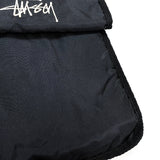(OTHER) 1990'S OLD STUSSY LOGO EMBROIDERED NYLON SHOULDER BAG