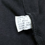 (VINTAGE) 1990'S～ RESULTS BLACK DENIM ZIP UP VEST WITH 6 POCKET