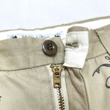 (DESIGNERS) MADE IN JAPAN Sasquatch Fabrix ALL OVER PRINT THREE QUARTER LENGTH CHINO PANTS
