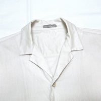 (DESIGNERS) MADE IN ITALY BOTTEGA VENETA DIAMOND PATTERN GRADATION PRINT OPEN COLLAR SHORT SLEEVE SHIRT