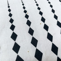 (DESIGNERS) MADE IN ITALY BOTTEGA VENETA DIAMOND PATTERN GRADATION PRINT OPEN COLLAR SHORT SLEEVE SHIRT