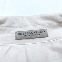 (DESIGNERS) MADE IN ITALY BOTTEGA VENETA DIAMOND PATTERN GRADATION PRINT OPEN COLLAR SHORT SLEEVE SHIRT