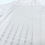 (DESIGNERS) MADE IN ITALY BOTTEGA VENETA DIAMOND PATTERN GRADATION PRINT OPEN COLLAR SHORT SLEEVE SHIRT