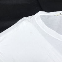 (DESIGNERS) MADE IN JAPAN LIMI feu V NECK BIG T-SHIRT WITH LONG SLEEVE