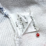 (DESIGNERS) 1980'S～ ISSEY MIYAKE MEN BRUSH TAG PAINTED STRIPE PATTERN SLEEVELESS SHIRT