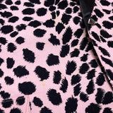(vintage) DEAD STOCK NEW 1990'S～ REMINISCENCE LEOPARD PATTERN PRINT CORDUROY SHAWL COLLAR BLAZER JACKET