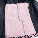 (vintage) DEAD STOCK NEW 1990'S～ REMINISCENCE LEOPARD PATTERN PRINT CORDUROY SHAWL COLLAR BLAZER JACKET