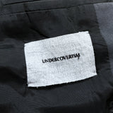 (DESIGNERS) 2012 MADE IN JAPAN UNDERCOVERISM FADED SILK PANELED DESIGN SET UP SUIT