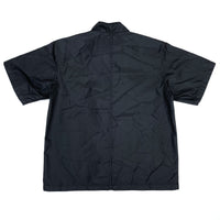 (UNIQUE) 1990'S 0888 TESS CLOTHING VELCRO FASTENING STAND COLLAR SHORT SLEEVE JACKET