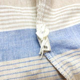 (VINTAGE) 1980'S～ OUTSIDEBRUNCH by Jantzen STRIPED PATTERN LOOP COLLAR SHORT SLEEVE BOX SHIRT