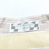 (VINTAGE) 1980'S～ OUTSIDEBRUNCH by Jantzen STRIPED PATTERN LOOP COLLAR SHORT SLEEVE BOX SHIRT