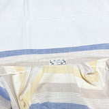 (VINTAGE) 1980'S～ OUTSIDEBRUNCH by Jantzen STRIPED PATTERN LOOP COLLAR SHORT SLEEVE BOX SHIRT