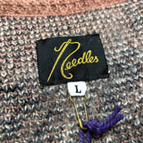 (DESIGNERS) NEW MADE IN JAPAN Needles PAISLEY PATTERN TOTAL PATTERN MOHAIR KNIT CARDIGAN