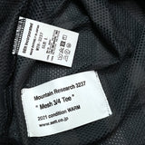 (designers) 2021 MADE IN JAPAN MOUNTAIN RESEARCH Mesh 3/4 Tee STRIPED MESH SHIRT