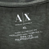 (designers) 2000'S～ ARMANI EXCHANGE PAINT STYLE PRINT T-SHIRT WITH POCKET