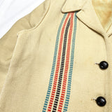 (VINTAGE) 1950'S Losso HAND WOVEN CHIMAYO JACKET AS IS