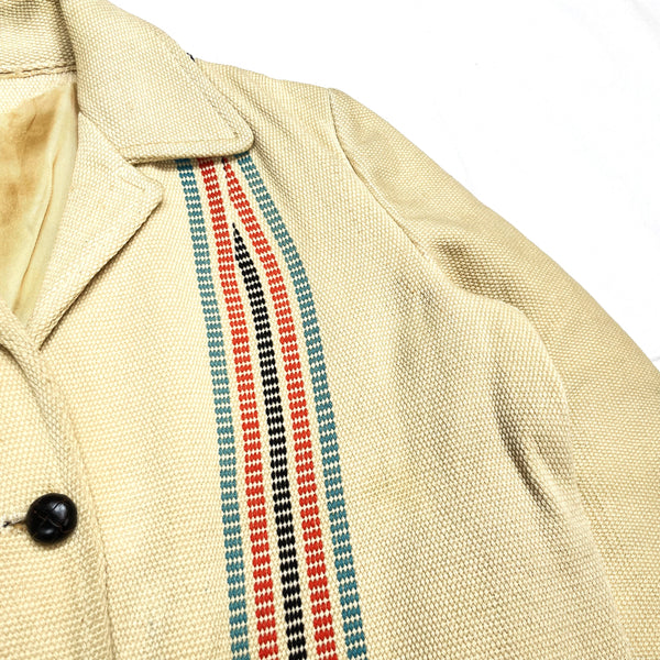 VINTAGE) 1950'S Losso HAND WOVEN CHIMAYO JACKET AS IS – Linco