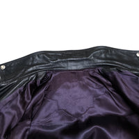 (DESIGNERS) MADE IN ENGLAND NEPENTHES LONDON UK TYPE LEATHER BIKER VEST