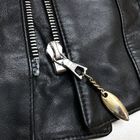(DESIGNERS) MADE IN ENGLAND NEPENTHES LONDON UK TYPE LEATHER BIKER VEST