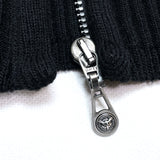 (VINTAGE) 1990'S～ Carlo Colluci HUMAN PATTERN DESIGN ZIP UP KNIT CARDIGAN