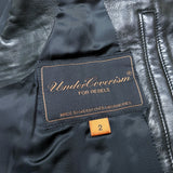 (DESIGNERS) 2000'S～ UNDERCOVERISM SHEEPSKIN DOUBLE BREASTED BIKER VEST
