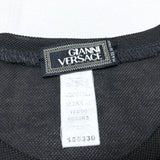 (DESIGNERS) MADE IN ITALY GIANNI VERSACE PANELED MESH T-SHIRT