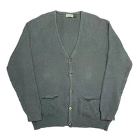 (VINTAGE) 1980'S～ MADE IN USA L.L.BEAN COTTON LINEN KNIT CARDIGAN